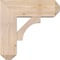 Ekena Millwork Westlake Craftsman Smooth Bracket w/ Offset Brace, Douglas Fir, 7 1/2"W x 20"D x 20"H BKT0806X20X20WTL04SDF - alternate 3